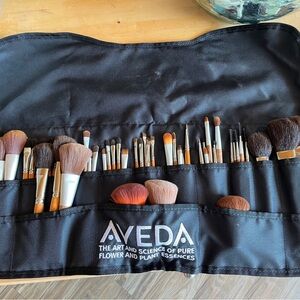 Aveda Black and Brown Makeup Brushes Professional Set